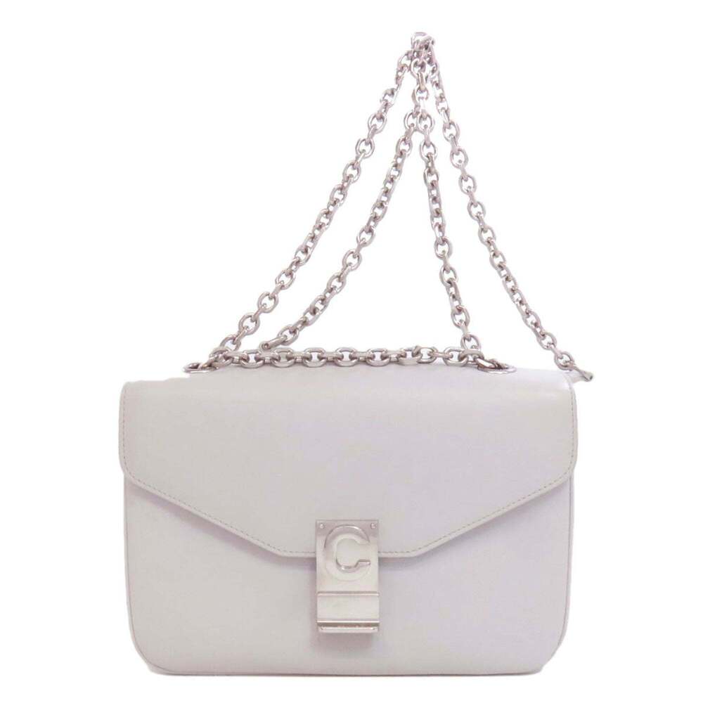 CELINE C hardware shoulder bag leather women's - Picture 11 of 11